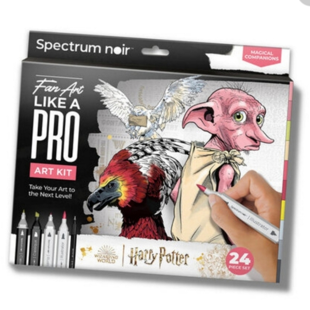 NWT Spectrum Noir Fan-Art Like a Pro Art Kit Magical Companions 24pcs